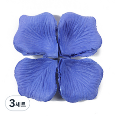부직포 장미300 꽃잎 조화 플라워샤워 프로포즈 웨딩 장식 소품, 3세트, 22-사파이어블루300장