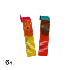 셀고 바느질수선용 실뜯개 안전리퍼 세트, 6개, 오렌지+옐로우