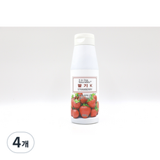 쓰리인원 내츄럴믹스 딸기 K, 4개, 500g