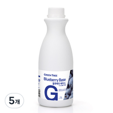 그린트리 블루베리 에이드 베이스 1.2kg, 5개