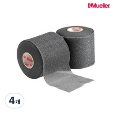 뮬러 엠랩 언더랩 2롤 스포츠 테이핑 스펀지 테이프, 블랙, 4개