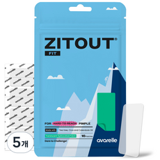 에버렐 짓아웃 트러블 패치 하이드로콜로이드 L사이즈 대형 직사각형 생활방수 진정 패치, 5개, 16개입