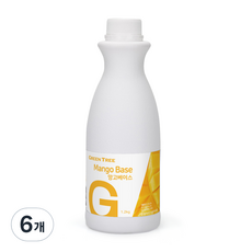 그린트리 망고 에이드 베이스 1.2kg, 6개