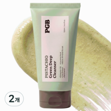 피지비 피스타치오 팩클렌저 모공 피지케어 클렌징폼, 2개, 130ml 2개, 130ml