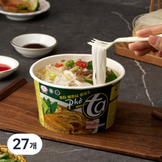 빈타이포타 베트남 소고기향 컵쌀국수_1BOX(9EA), 27개, 65g