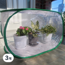 라임트리 원터치 곤충채집망 나비 관찰 케이지 화분 벌레방지 과학교구 그물 보관통, 3개