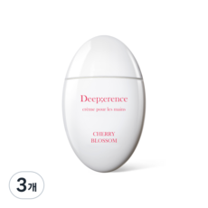 딥퍼랑스 고보습 휴대용 사계절 퍼퓸 핸드크림 [체리 블라썸], 3개, 50ml