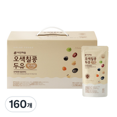 자연채움 오색칠콩두유 무가당, 185ml, 160개