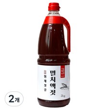 강경 국산 멸치액젓 진한 원액, 2kg, 2개