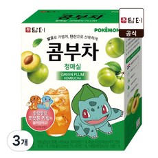 담터 포켓몬 콤부차 청매실맛, 3개, 30개입, 5g