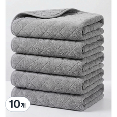 융풍 호텔 수건 40수 수건 프리미엄 극세사수건 호텔수건 미용 스팀 타월, 다크그레이, 10개