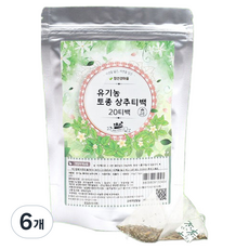 흑하랑 상추차 유기농 토종 상추차 락투신 멜라토닌 티백차, 1.5g, 20개입, 6개