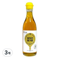 60년전통 대전기름집 통들깨로짠 고소한 방앗간들기름 350ml, 3개