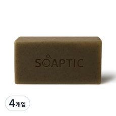 솝틱 어성초 비누 티트리 CP 천연비누 세수 세안 각질 트러블 클리어스킨 솝, 105g, 4개입
