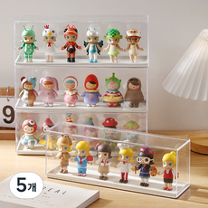 루시아이 차곡차곡 피규어 아크릴 장식장, 5개