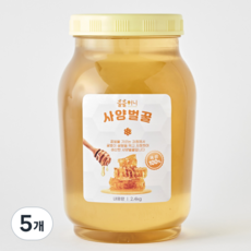 출출허니 100% 국내산 순수 사양벌꿀, 5개, 2.4kg