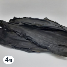 [산지직송] 두꺼운 명품 경상도 돌다시마 무라벨 통건조 100% 국산 다시마 육수용, 400g, 4개