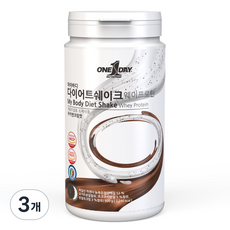원데이뉴트리션 마이바디 다이어트쉐이크 웨이프로틴 쿠키앤크림맛, 3개, 600g