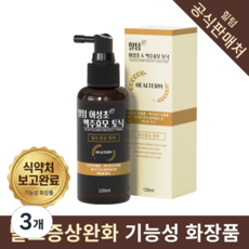 힐텀 어성초 맥주효모 탈모완화 두피토닉 쿨링스프레이, 120ml, 3개