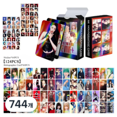 아이브 IVE 장원영 스페셜 에디션 REVIVE+ 홀로그램 포카 124장 홀로그램 포카 60장 스티커 64장 도무송 다꾸 선물용, 744개, 정규2집 REVIVE+