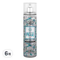 아리스 바디 미스트 화이트 머스크, 250ml, 6개