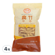 푸단테 자른 푸주 절단 건푸주 두유피 업소용, 1kg, 4개