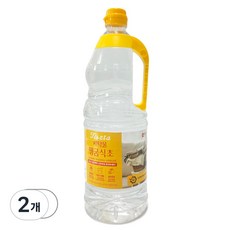 세탁전용 세탁물헹굼식초 빨래식초 대용량, 2개, 1.8L