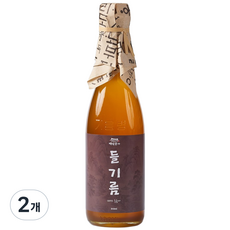 백년본가 저온압착 고소한 통 들깨 옛날 방앗간 들기름, 2개, 350ml