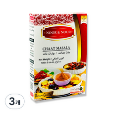 Noor & Noor Chaat Masala 차트마샬라, 3개, 100g