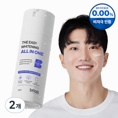 브리올옴므 더 이지 화이트닝 올인원 로션, 120ml, 2개