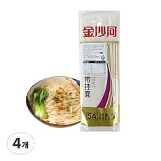 (배터짐) 금사하 꽈면 중국꽈면 밀가루면(넓은 대), 4개, 500g