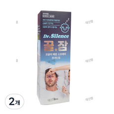 코골이 관련특허 3가지 보유 클리어리서치 꿀잠 스프레이, 2개