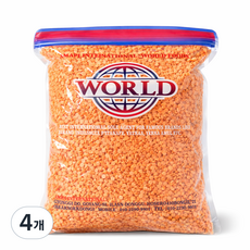 World Masoor Dals Red lentil 레드렌틸 마수르달, 4개