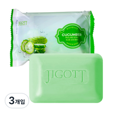 지고트 오이 때비누 향기로운 목욕 바디워시, 150g, 3개입