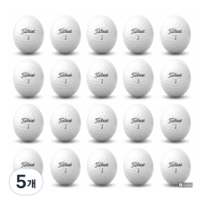 롱런골프 타이틀리스트 PRO V1 3피스 비재생 A+급 로스트볼, 5개, 10개입, 화이트