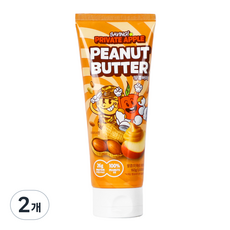 사과일병구하기 땅콩버터 스무스(짜먹는 튜브형), 2개, 160g