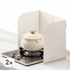 다나몰 가스레인지 인덕션 가림막 접이식 기름튐방지, 2개