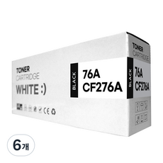 76A 276A 호환토너 (칩장착), 6개, 검정