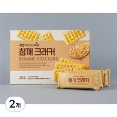 4번구워 더 바삭한 참깨 크래커, 2개, 340g