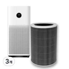 샤오미 미에어 4 프로 스마트 공기청정기 호환 필터 AC-M15-SC, 3개, 미에어4 PRO