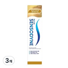 센소다인 멀티케어 EX 민감성 치약 100g 1개, 3개