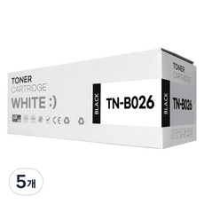 TN-B026 재생 호환 토너, 5개, 검정