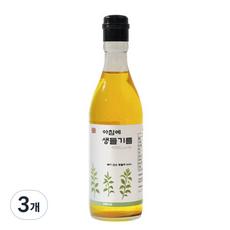 해든마루 볶지않은 생들기름, 3개, 350ml