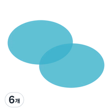 차량용 사이드미러 방수 발수필름 코팅, 6개, 127mm87mm