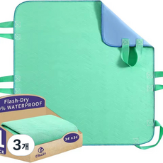 반센트 방수 매트 포대기 이동 이송 들것 노인 와상 환자 장애인 자세 변환 용구 용품, 3개