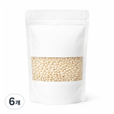 최상급 수입 잣 깨끗한 햇잣 깐잣, 200g, 6개