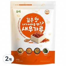 [차오름] 국산 구운 새우가루 무첨가 haccp, 2개, 370g