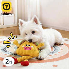 고양이이갈이장난감 릴렉스 심심풀이, 2개, 노란색-D