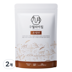 국산 쪄서볶은 우엉차 삼각티백, 2개, 50개입, 1g