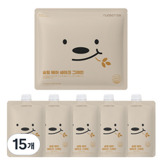 뉴베러 슬림 베어 단백질 쉐이크 파우치, 15개, 40g